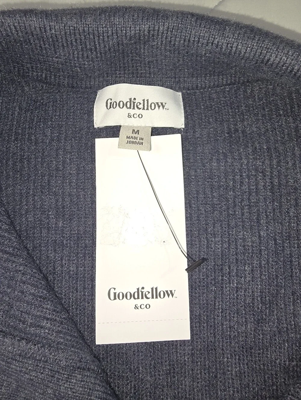 Goodfellow & Co Mens Grey Button-up Sweater M